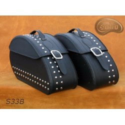 LEATHER SADDLEBAGS S33 *TO REQUEST*