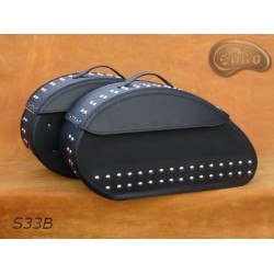 LEATHER SADDLEBAGS S33 *TO REQUEST*