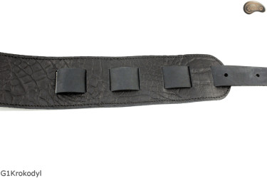 Gitarrengurt für E-Gitarre/Bassgitarre G1Krokodil Echtleder