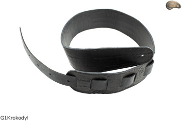 Gitarrengurt für E-Gitarre/Bassgitarre G1Krokodil Echtleder