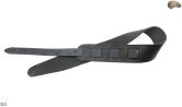 G3 guitar strap, double-sided leather strap for electric bass guitar