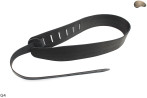 G4 E-Gitarren-/Bassgurt aus Naturleder