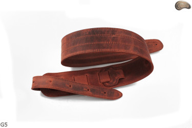 Sangle pour guitare électrique/basse G5 en cuir naturel