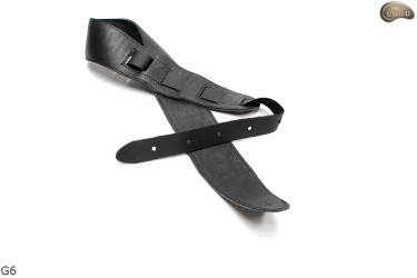 G6 guitar strap, double-sided leather strap for electric bass guitar