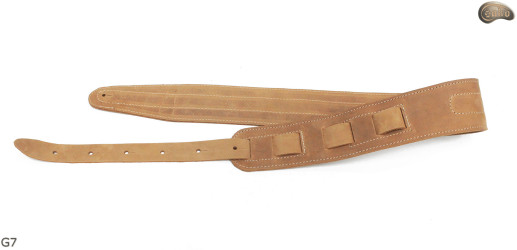 G electric/bass guitar strap, genuine leather