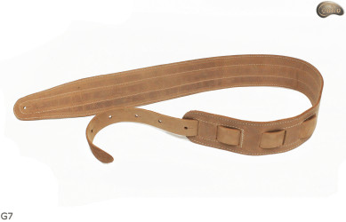 G electric/bass guitar strap, genuine leather