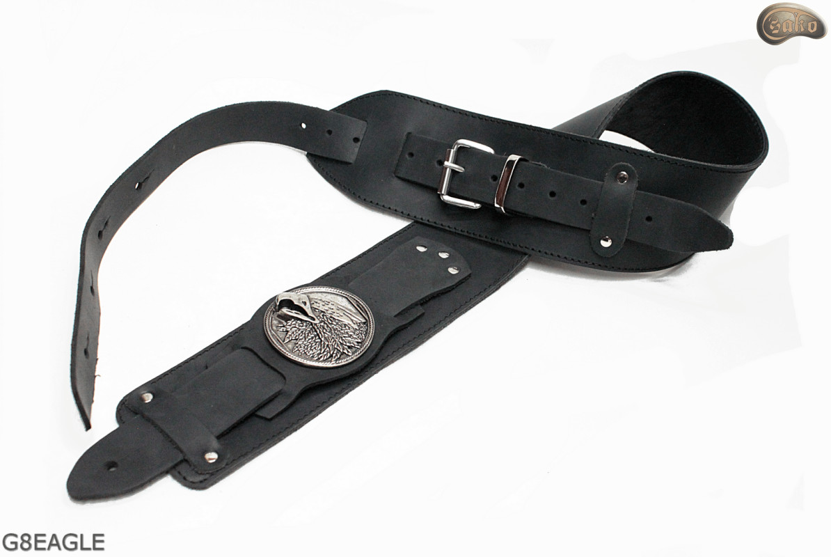 G8 EAGLE electric/bass guitar strap, genuine leather
