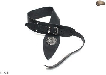 G594 EAGLE electric/bass guitar strap, genuine leather