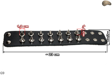 Karkötő B9 goth rock metal punk