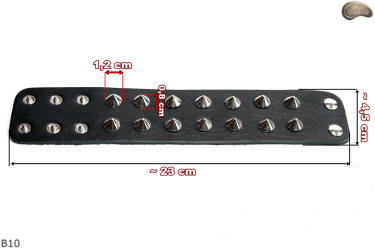 Karkötő B10 goth rock metal punk