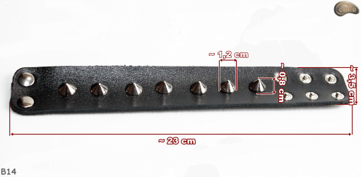 Karkötő B14 goth rock metal punk