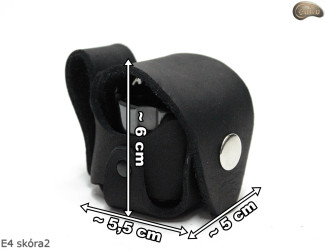 Holster E4 BLACK MAT für Trommel/Magazin des Revolvers 1873 Colt Peacemaker Kaliber 44