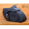 LEATHER SADDLEBAGS S51 Skull