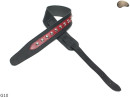 G10 electric/bass guitar strap, genuine leather, reversible
