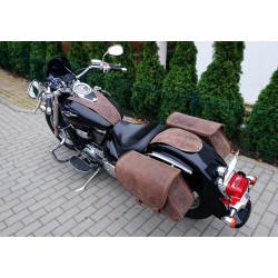 Leather Saddlebags S91 Brown 3  *TO REQUEST*