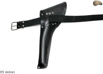 Holster E5 BLACK GLOSSY für Revolver COLT Cattleman 7,5„ Remington 8“