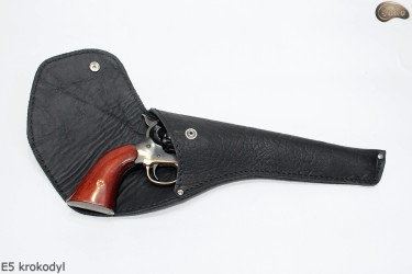 Étui holster E5 CROCODILE pour revolver COLT Cattleman 7,5« Remington 8 »