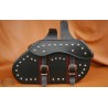 LEATHER SADDLEBAGS S07 RED