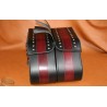 LEATHER SADDLEBAGS S07 RED