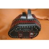 LEATHER SADDLEBAGS S07 RED