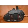 LEATHER SADDLEBAGS S07 RED