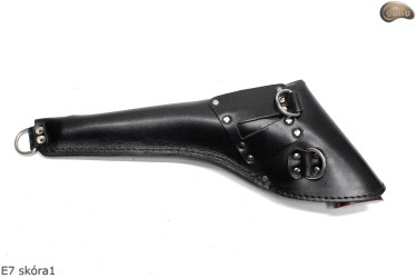 Holster E7 BLACK GLOSSY Revolver COLT Cattleman 7,5" Remington 8"
