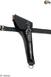 Holster E7 BLACK GLOSSY Revolver COLT Cattleman 7,5" Remington 8"