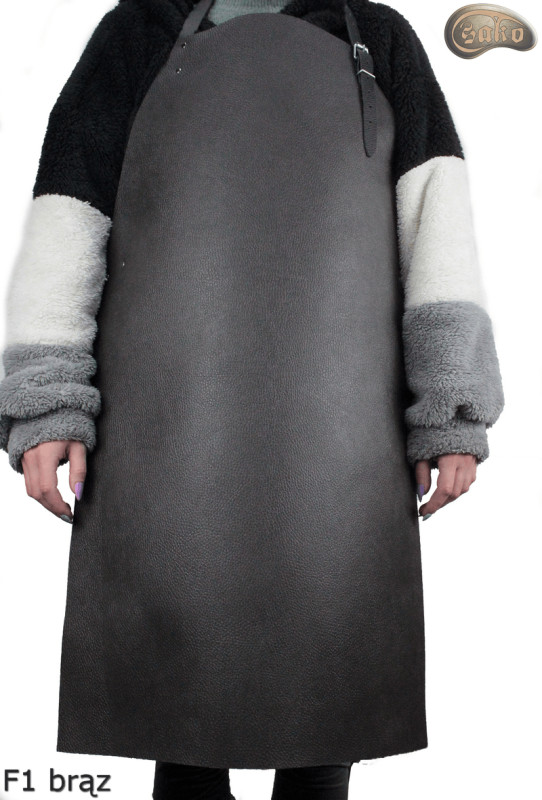Schutzschürze aus Leder F1 BROWN/Metzger/Schweißer/Koch/Grill/Schlosser