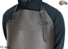 Tablier de protection en cuir F2 BROWN /boucher/soudure/chef/barbecue/serrurier