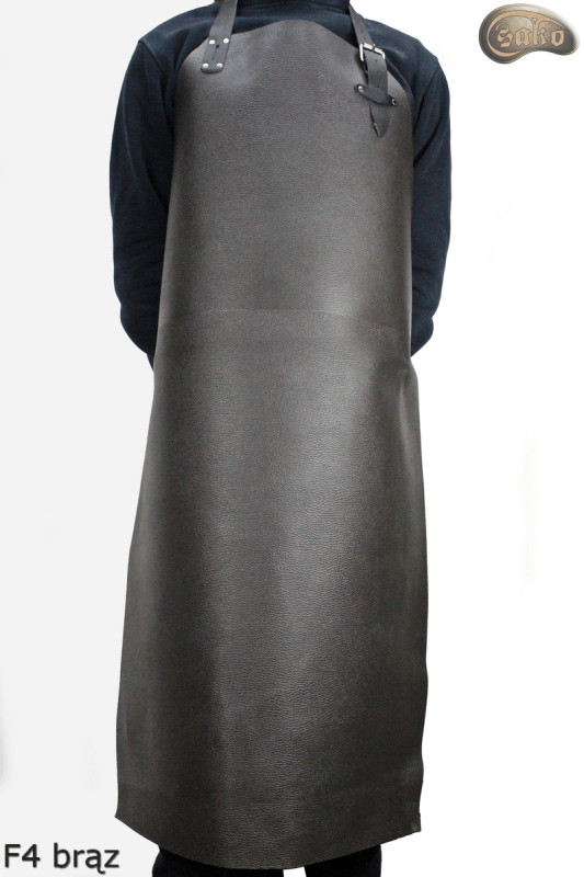 Schutzschürze aus Leder F4 BROWN /Metzger/Schweißer/Koch/Grill/Schlosser