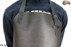 Schutzschürze aus Leder F4 BROWN /Metzger/Schweißer/Koch/Grill/Schlosser