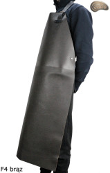 Tablier de protection en cuir F4 BROWN /boucher/soudure/chef/barbecue/serrurier