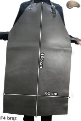 Leather protective apron F4 BROWN/butcher/welding/chef/barbecue/locksmith