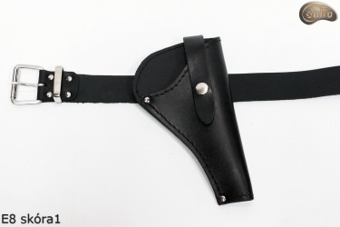 Holster case cover E8 BLACK GLOSSY revolver Remington 3" Colt Cattleman 3,5"