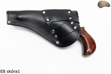 Holster E8 BLACK GLOSSY Revolver Remington 3" Colt Cattleman 3,5"