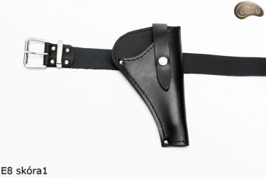 Holster E8 BLACK GLOSSY Revolver Remington 3" Colt Cattleman 3,5"