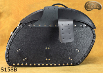 LEATHER SADDLEBAGS S158