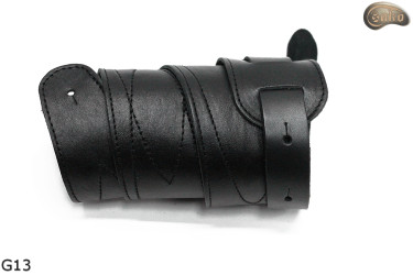 Gitarrengurt G13 Leder doppelseitiger Gurt für E-Bassgitarre