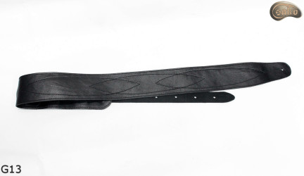 G13 guitar strap, double-sided leather strap for electric bass guitar