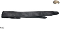 Sangle pour guitare G13 en cuir, sangle double face pour guitare basse électrique