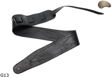 G13 guitar strap, double-sided leather strap for electric bass guitar