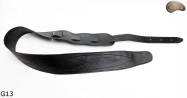 G13 gitárpánt, kétoldalas bőr pánt elektromos basszusgitárhoz