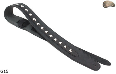 Sangle pour guitare G15 en cuir, sangle double face pour guitare basse électrique
