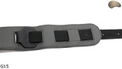 Sangle pour guitare G15 en cuir, sangle double face pour guitare basse électrique