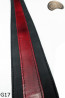 G17 RED guitar strap, double-sided leather strap for electric bass guitar