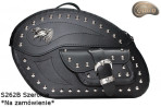 LEATHER SADDLEBAGS S262B WIDE *TO ORDER*