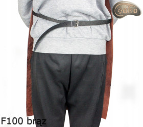 Schutzschürze aus Leder F100 BROWN/Metzger/Schweißer/Koch/Grill/Schlosser