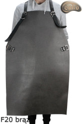 Schutzschürze aus Leder F20 BROWN /Metzger/Schweißer/Koch/Grill/Schlosser/Schmied