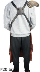 Schutzschürze aus Leder F20 BROWN /Metzger/Schweißer/Koch/Grill/Schlosser/Schmied