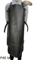 Bőr védőkötény F40 brown Érintésmentes hentes/hegesztő/szakács/barbecue/lakatos